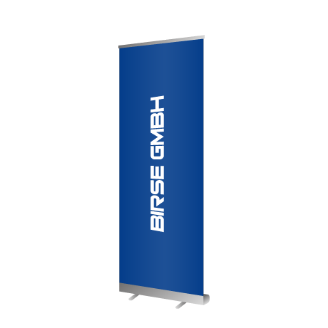 Roll-Up Budget | B 80 cm x H 200 cm | einseitig bedruckt